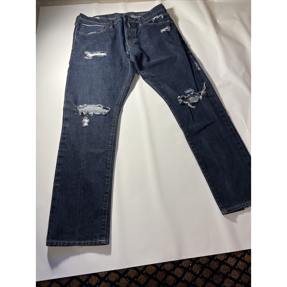 Gap 1969 Mens Jeans 36x30 Skinny Blue Denim Y2K Style EUC